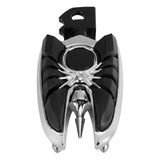 Wide Footpegs For Kawasaki Vulcan S EN650 2015-2023 w/Rubber Inlays Wear Pegs