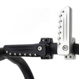 Universal Crash Bar Highway Footrest Foot Pegs Pedals 22-28mm Rotatable Aluminum