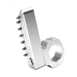 Universal Crash Bar Highway Footrest Foot Pegs Pedals 22-28mm Rotatable Aluminum
