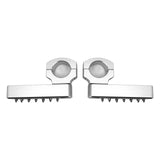 Universal Crash Bar Highway Footrest Foot Pegs Pedals 22-28mm Rotatable Aluminum