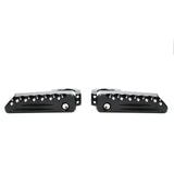 Universal Crash Bar Highway Footrest Foot Pegs Pedals 22-28mm Rotatable Aluminum