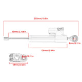CNC Steering Damper Linear Stabilizer Universal For Motorcycles Electric Scooter