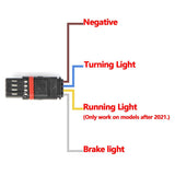 Rear Turn Signals 4-Pin Indicators For BMW M1000RR S1000RR/R S1000XR R1250GS/ADV