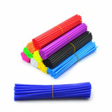 72PCS Spoke Coats Wheel Trim Wraps For Dirt Bike Enduro Motorcycles