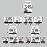 Stickers For BMW R1200GS LC,R1250GS,ADV Aluminum Panniers & Top Boxes Decals