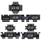 Stickers For BMW R1200GS LC,R1250GS,ADV Aluminum Panniers & Top Boxes Decals