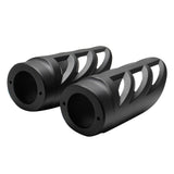 Chrome/Black Upper Fork Slider Covers For Harley Touring Models 1997-2017 Front Shocks