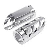 Chrome/Black Upper Fork Slider Covers For Harley Touring Models 1997-2017 Front Shocks