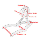 For Indian Scout Bobber Driver Passenger Solo Seat Backrest Rear Luggage Rack