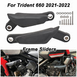 Frame Sliders For Trident 660 Protector Kit Fairing Guard Falling Protection