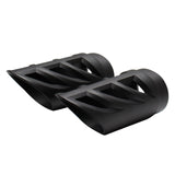 Chrome/Black Upper Fork Slider Covers For Harley Touring Models 1997-2017 Front Shocks