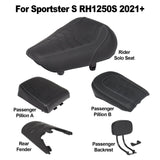For Harley Sportster S RH1250S Rider Seat, Passenger Pillion, Backrest, Rear Fender