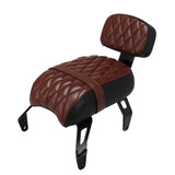 Solo Seat Driver Passenger w/Backrest For Indian Scout Bobber Twenty Sixty Rogue