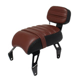 Driver Passenger Solo Seat w/Backrest For Indian Scout Bobber Twenty Sixty Rogue