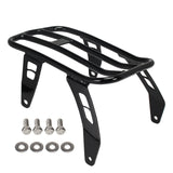 Curved Solo Luggage Rack For Indian Scout Bobber Twenty Sixty Gloss Black