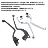 Brake Clutch Levers For Indian Chief Classic 14-17, Chieftain 14-17, Roadmaster 15-17, Springfield 16-17