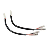 For Honda Turn Signals 2 Pin Plug Wire Adapter Indicator Bullet Connector Cable