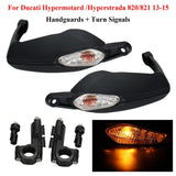 Handguards With Turn Signals For Ducati Hypermotard/Hyperstrada 820/821 13-15