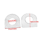 Manganese Steel Footrest Spring Washers For Harley 7/16” Male Mount Footpeg 2 PCS