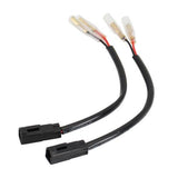 For Ducati Turn Signal 2 Pin Plug Wire Adapters Indicator Bullet Connector Cable