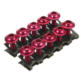 7 Color 6mm Sportbike Fairing Body Bolts Kit Screw Spire Speed Fastener Clip Nuts