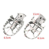 Enduro Rider Footpegs Front Footrests For BMW R1200GS LC R1250GS Adventure Stainless Steel