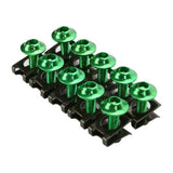 7 Color 6mm Sportbike Fairing Body Bolts Kit Screw Spire Speed Fastener Clip Nuts
