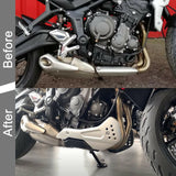Aluminum Bellypan Kit For Triumph Trident 660 21-22 Lower Engine Spoiler Cowling