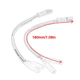 For BMW Turn Signals 2 Pin Plugs Wire Adapters Indicator Bullet Connectors Cable