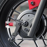 2x 7mm Tyre Valve Caps Universal For Cars Motorcycles