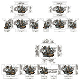 Stickers For BMW R1200GS LC,R1250GS,ADV Aluminum Panniers & Top Boxes Decals