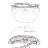Taillight For Honda CBR600RR 03-06,CBR1000RR 04-07 LED Turn Signals