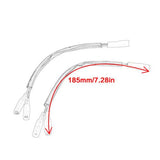 For Honda Turn Signals 2 Pin Plug Wire Adapter Indicator Bullet Connector Cable