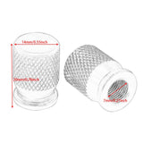 2x 7mm Tyre Valve Caps Universal For Cars Motorcycles