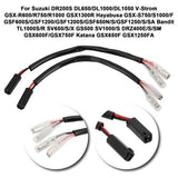 For Suzuki Turn Signals 2-Pin Plugs Wires Adapters Indicators Connectors Cables
