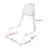 Passenger Backrest For R18 B Sissy Bar Mount Back Support Synthetic Leather Pad