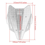 Aluminum Windshield For Yamaha MT-07/FZ-07 2021-2022 Windscreen