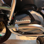 Universal Crash Bar Highway Footrest Foot Pegs Pedals 22-28mm Rotatable Aluminum