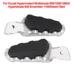 Footrests For Ducati Hypermotard Multistrada 950/1200/1260/S Hyperstrada 939 Scrambler 1100/Desert Sled Foot Pegs