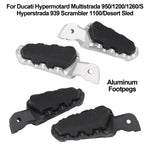 Footrests For Ducati Hypermotard Multistrada 950/1200/1260/S Hyperstrada 939 Scrambler 1100/Desert Sled Foot Pegs