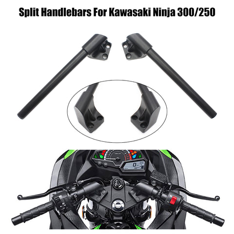 Split Handlebars For Kawasaki Ninja 300/300R 13-17, 250/250R 08-12