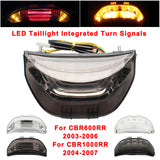 Taillight For Honda CBR600RR 03-06,CBR1000RR 04-07 LED Turn Signals