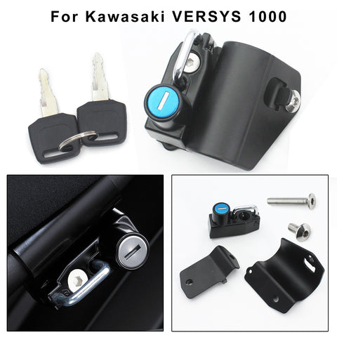 Rear Frame Mount Helmet Lock W/Keys For Kawasaki Versys 1000 LT/ABS 2015-2018