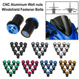 M5 Rubber Well Nuts Kit Windscreen Windshield Fairing Bolts