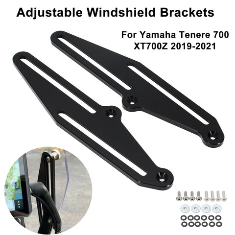 Windshield Bracket Adjusters For Yamaha Tenere 700 2019-2021