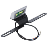 Motorcycle LED License Plate Light 12V Tail Flashing Light 3 Wires