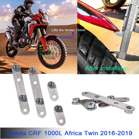 Front Fender Riser Kit For Honda Africa Twin CRF1000L 2016-2019 Parallel Bars