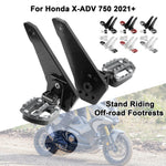 For Honda X-ADV 750 2021+ Off-road Stand Riding Footrests Lower Footpeg