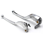 Brake Clutch Levers For BMW S1000RR 2008-2014 HP4 2011-2014, Silver (Polished)