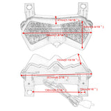 LED Taillight Turn Signals For Kawasaki NINJA ZX-6R 03-04, Z1000 03-06